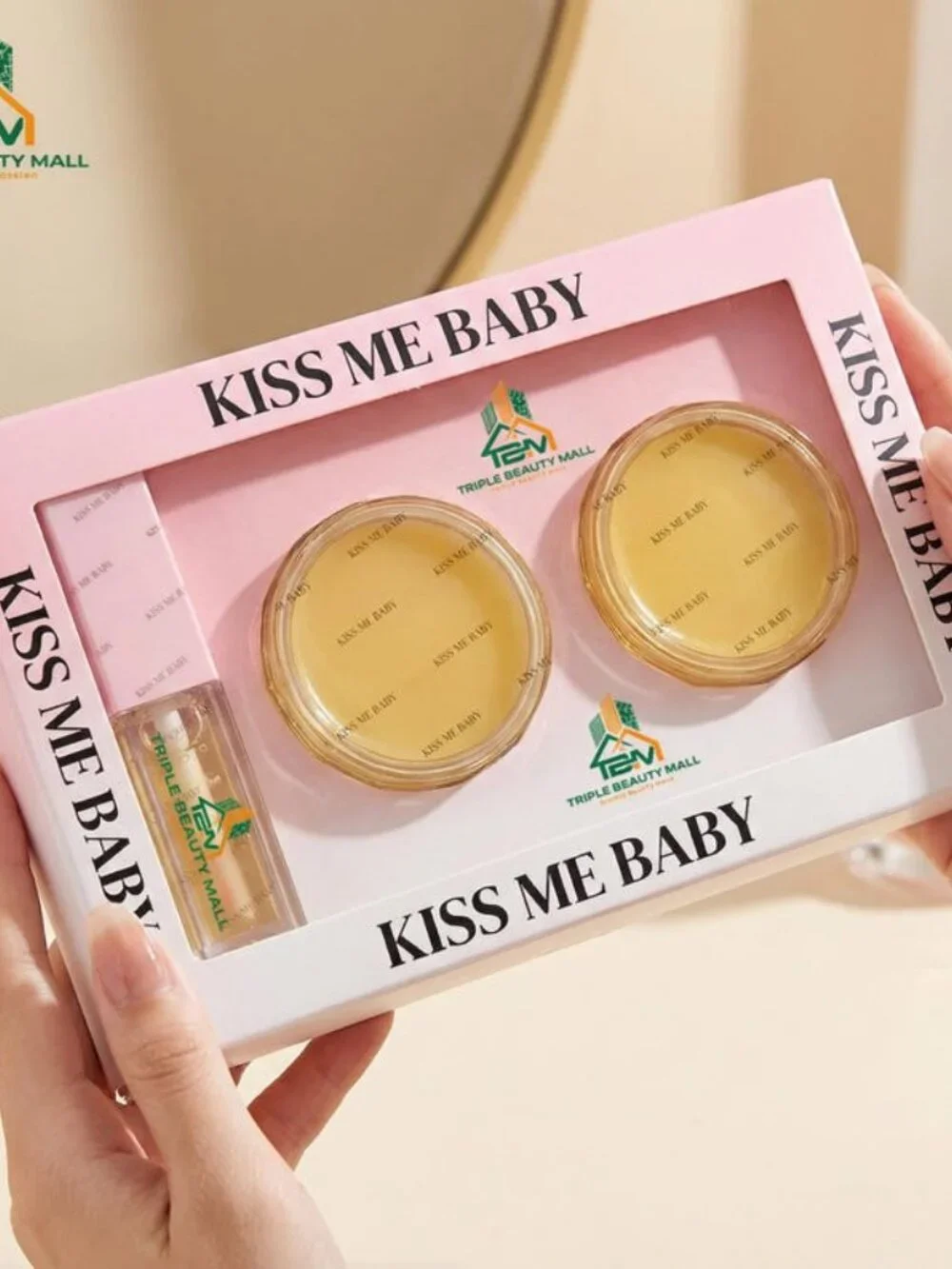 Vanilla 3-in-1 Lip Mask, Balm & Oil Gift Set